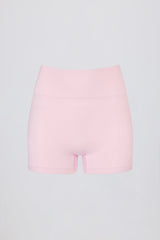 Super Sculpt Seamless Mini Shorts in Soft Pink