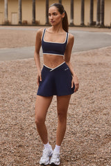 Soft Active Crossover Mini Skort in Midnight