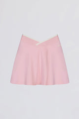 Soft Active Crossover Mini Skort in Powder Pink