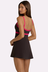 Soft Active Tennis Dress in Truffle