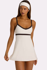 Soft Active Tennis Dress in Coconut