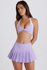 Soft Active Low-Rise Pleated Tennis Skort in Lavender