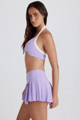 Soft Active Low-Rise Pleated Tennis Skort in Lavender