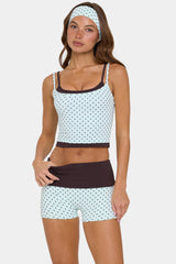Soft Active Double-Layer Tank Top in Mint Chip