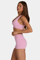 Soft Active Low-Impact Sports Bra in Sweet Pink
