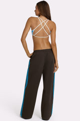 Woven Track Pants in Truffle