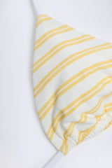 Triangle Bikini Top in Lemon