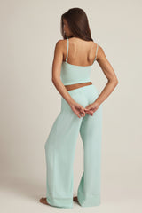 Modal Mid-Rise Pyjama Trousers in Mint