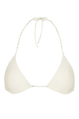 Triangle Bikini Top in Pearl