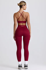 Super Sculpt Seamless Leggings in Cherry