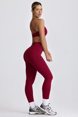 Super Sculpt Seamless Leggings in Cherry