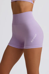 Super Sculpt Seamless Mini Shorts in Lavender