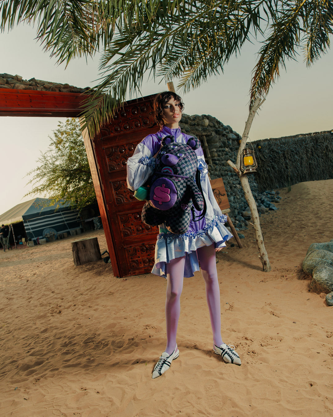 PURPLE SLIME SHARK MONEYBEAR BACKPACK