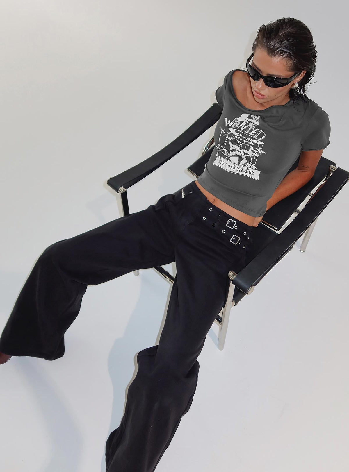Paltrow Cargo Jeans Black