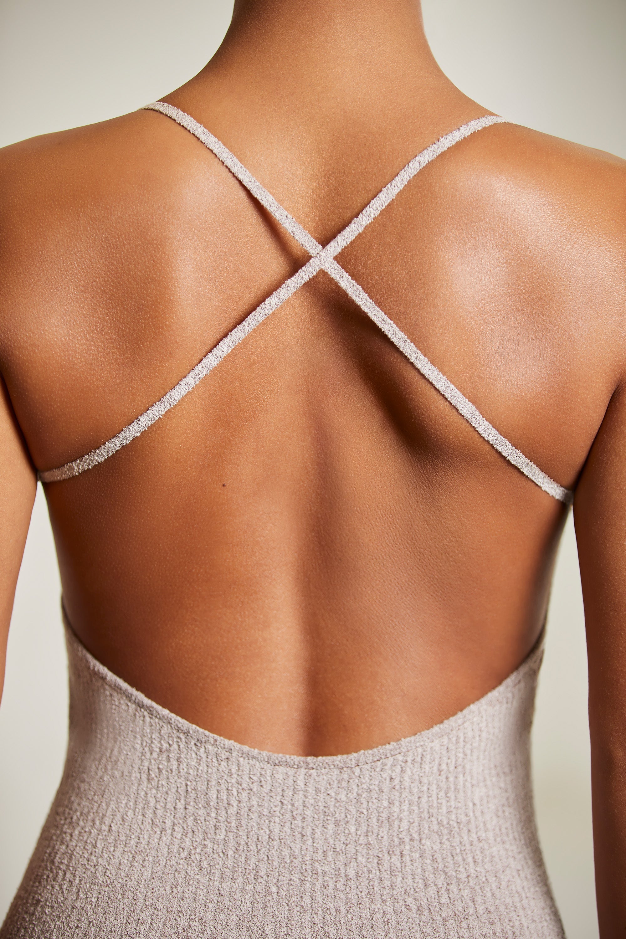 Low Back Maxi Dress in Chocolate