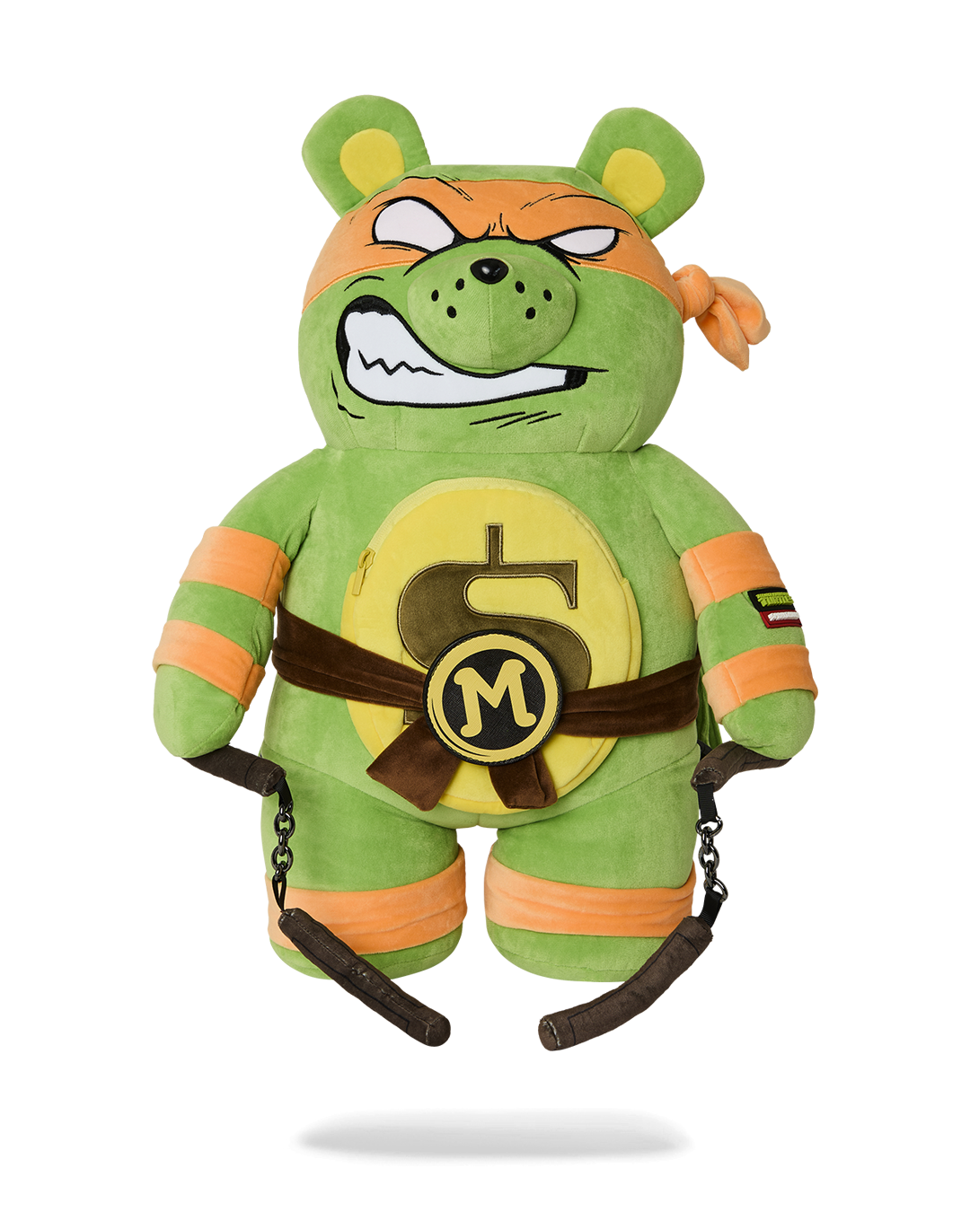TMNT MICHAELANGELO MONEYBEAR BACKPACK