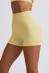 Super Sculpt Seamless Mini Shorts in Butter