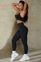 Define Luxe High-Waist Leggings in Black