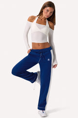 Wide Leg Sweatpants in Navy