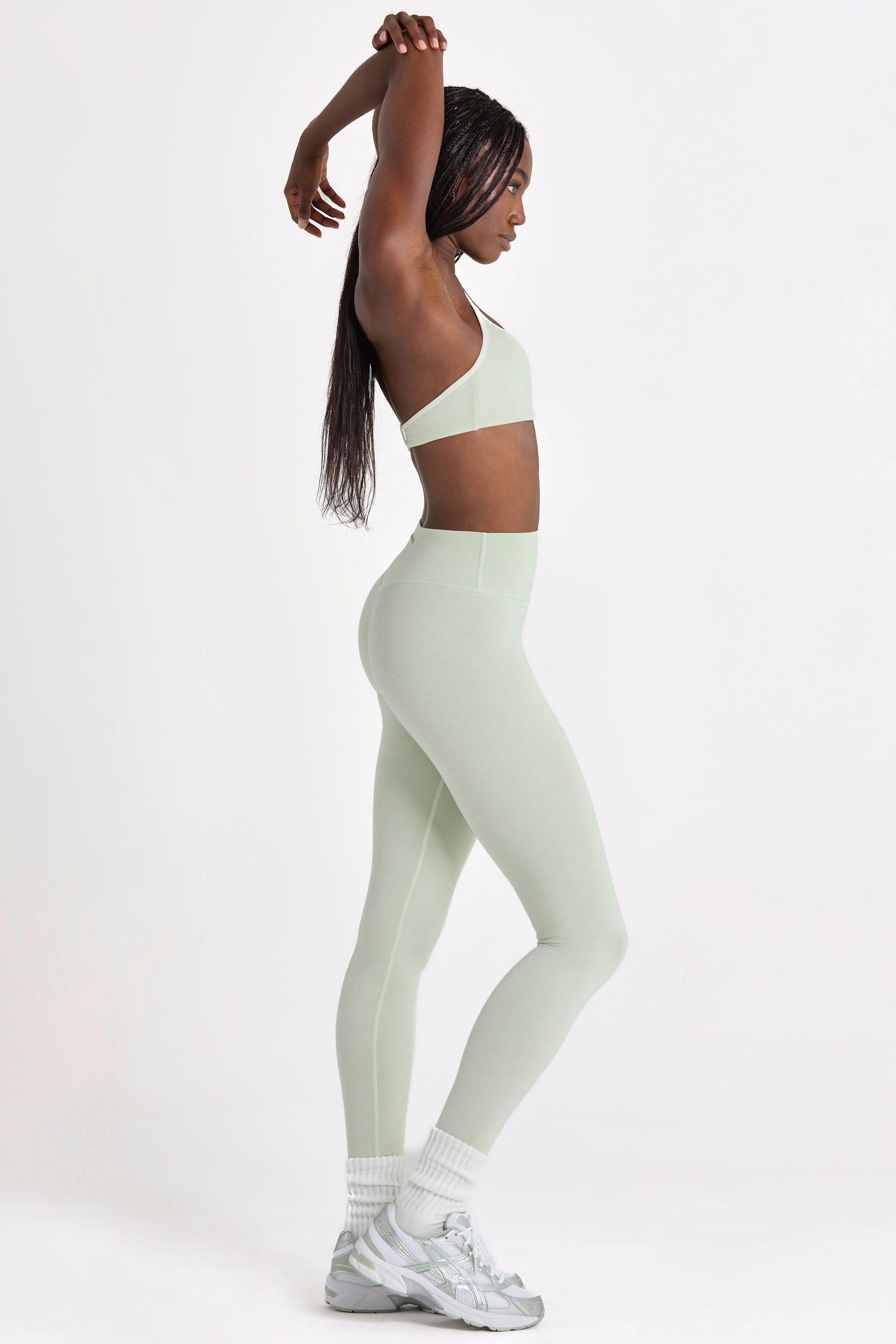 Soft Active Full-Length Leggings in Pistachio