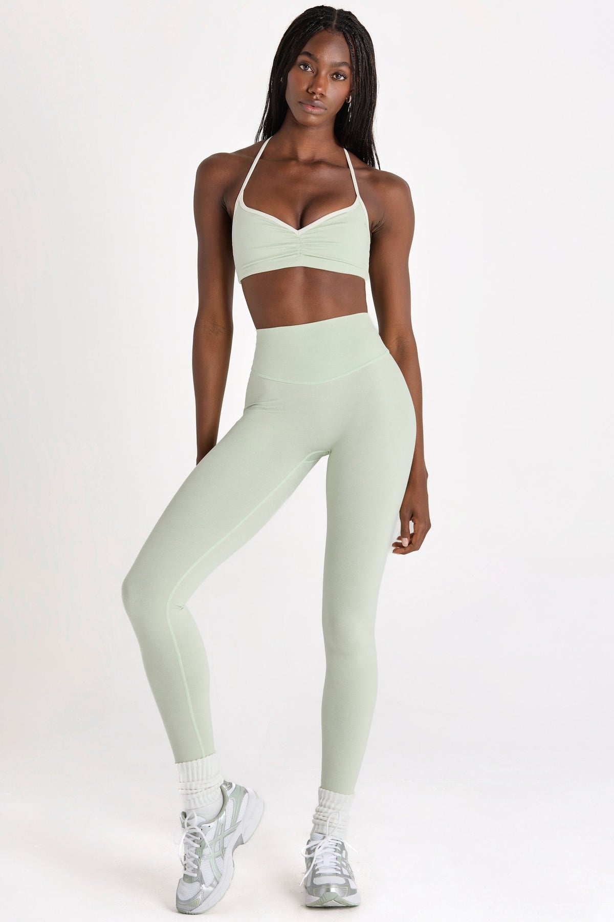 Soft Active Full-Length Leggings in Pistachio