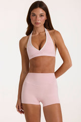 Soft Active Sports Bra in Blush Marl