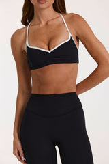 Soft Active Sports Bra in Black