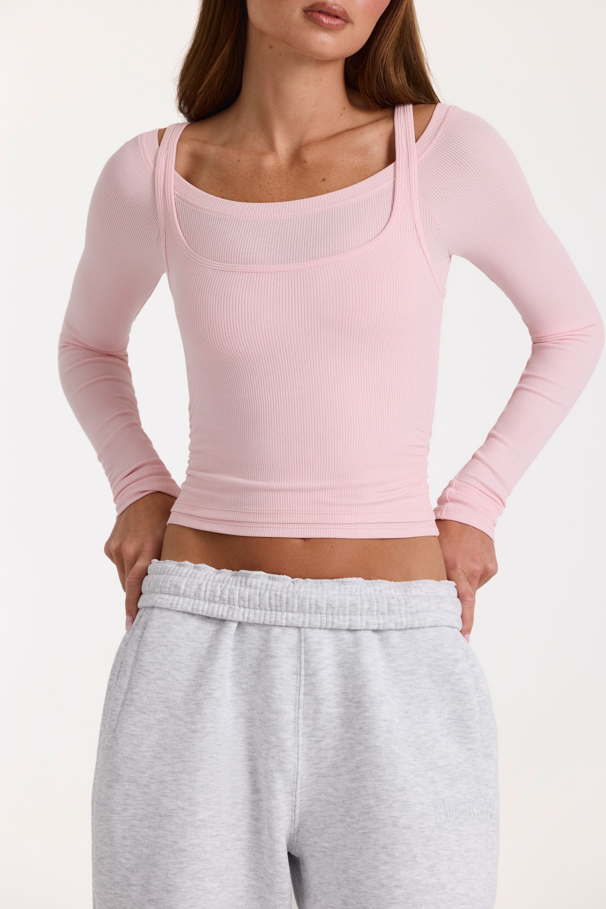 ButterCloud™ Layered Top  in Blush