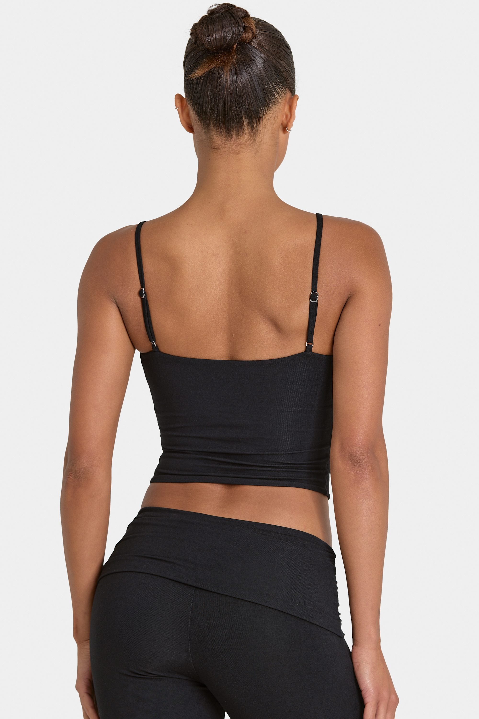 ButterCloud™ Crop Tank Top in Black