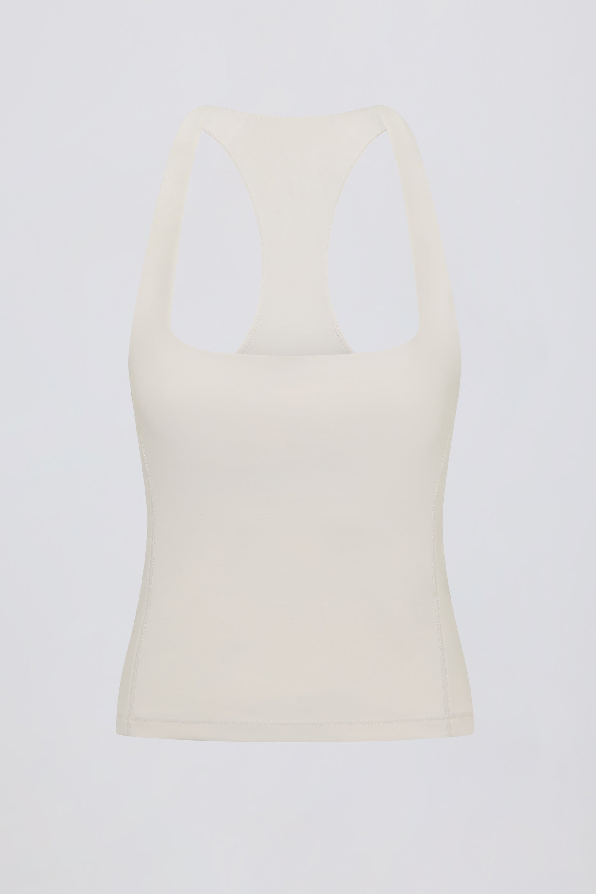 Soft Active Racerback Tank Top in Oat