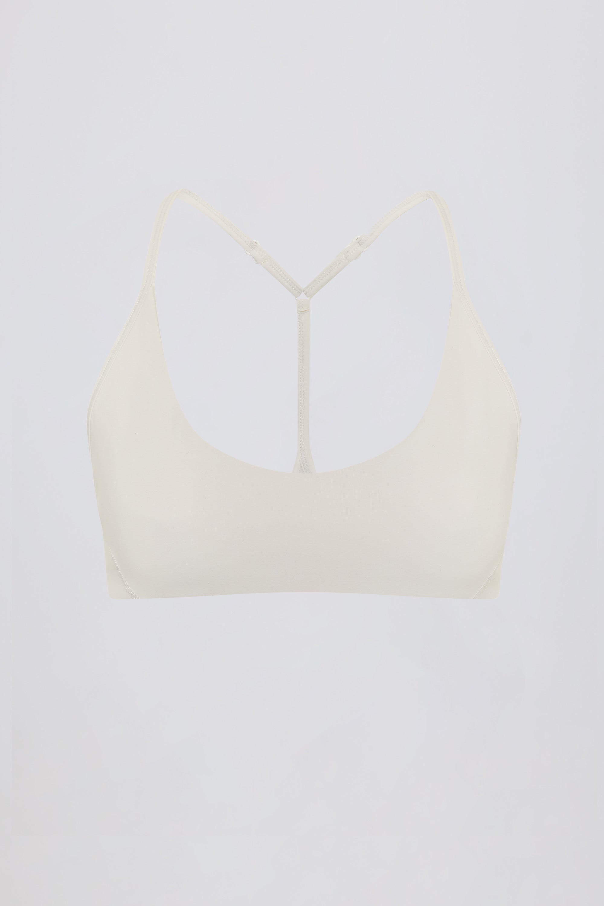 Soft Active Racerback Sports Bra in Oat