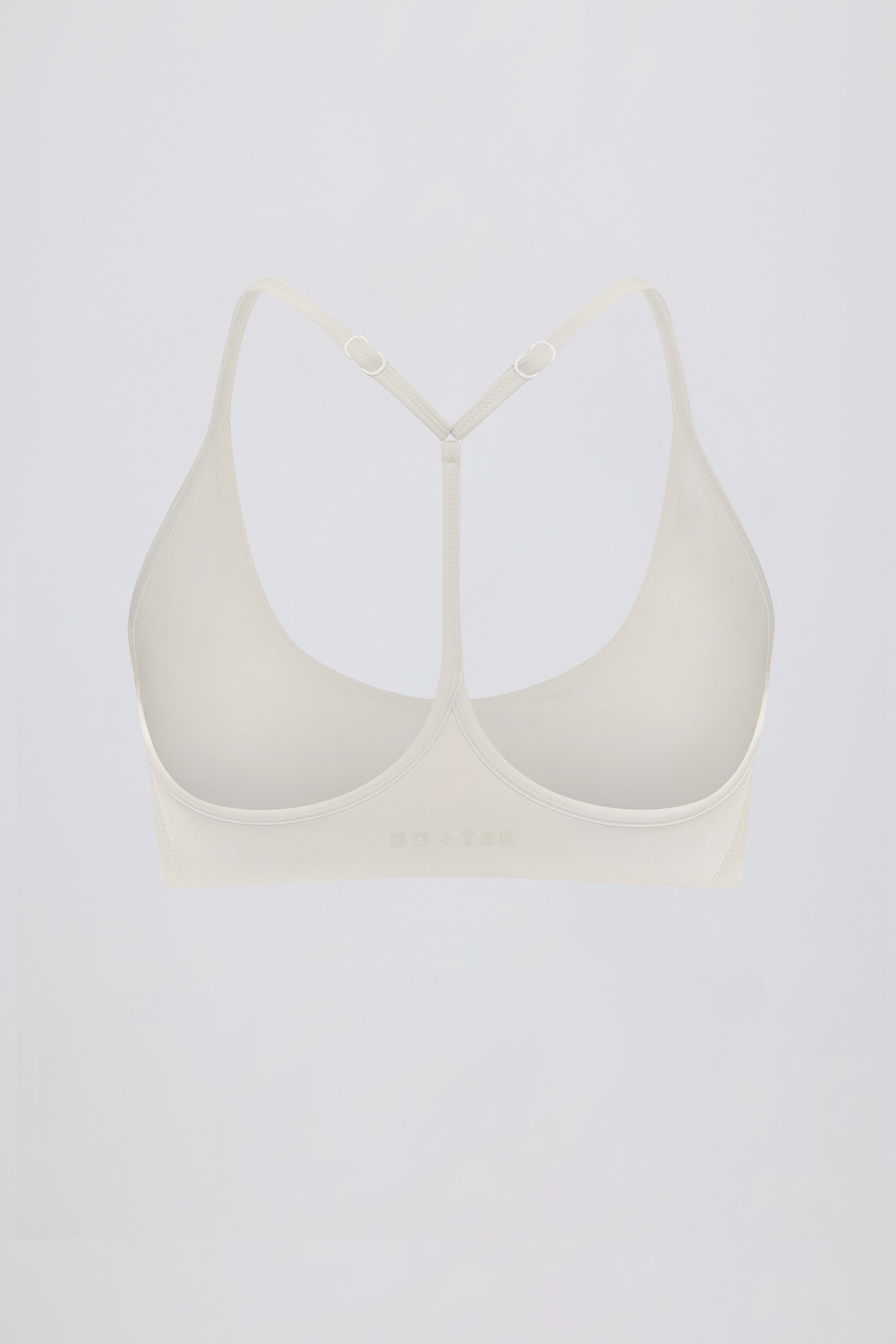 Soft Active Racerback Sports Bra in Oat