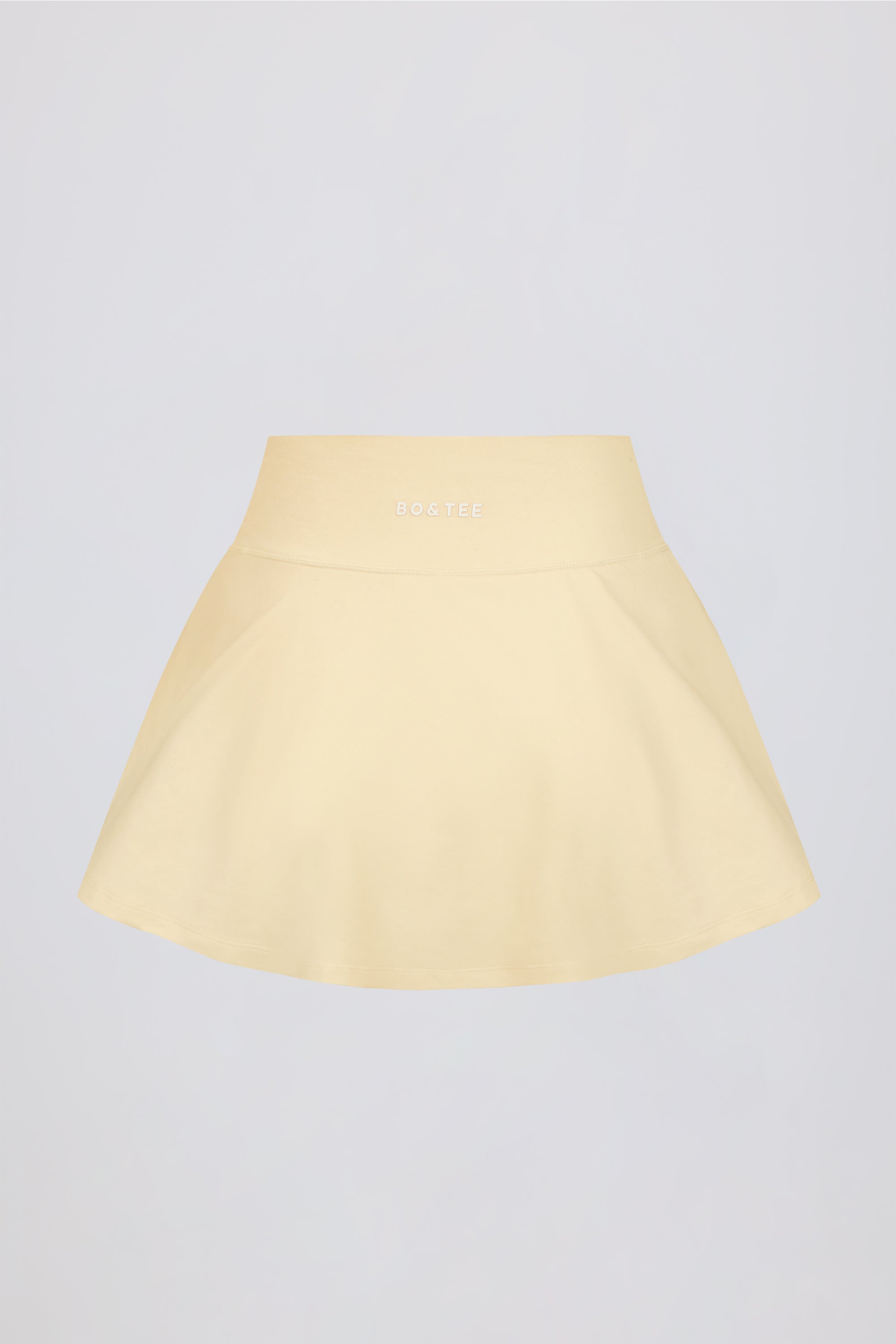 Soft Active Mini Skort in Lemon Marl