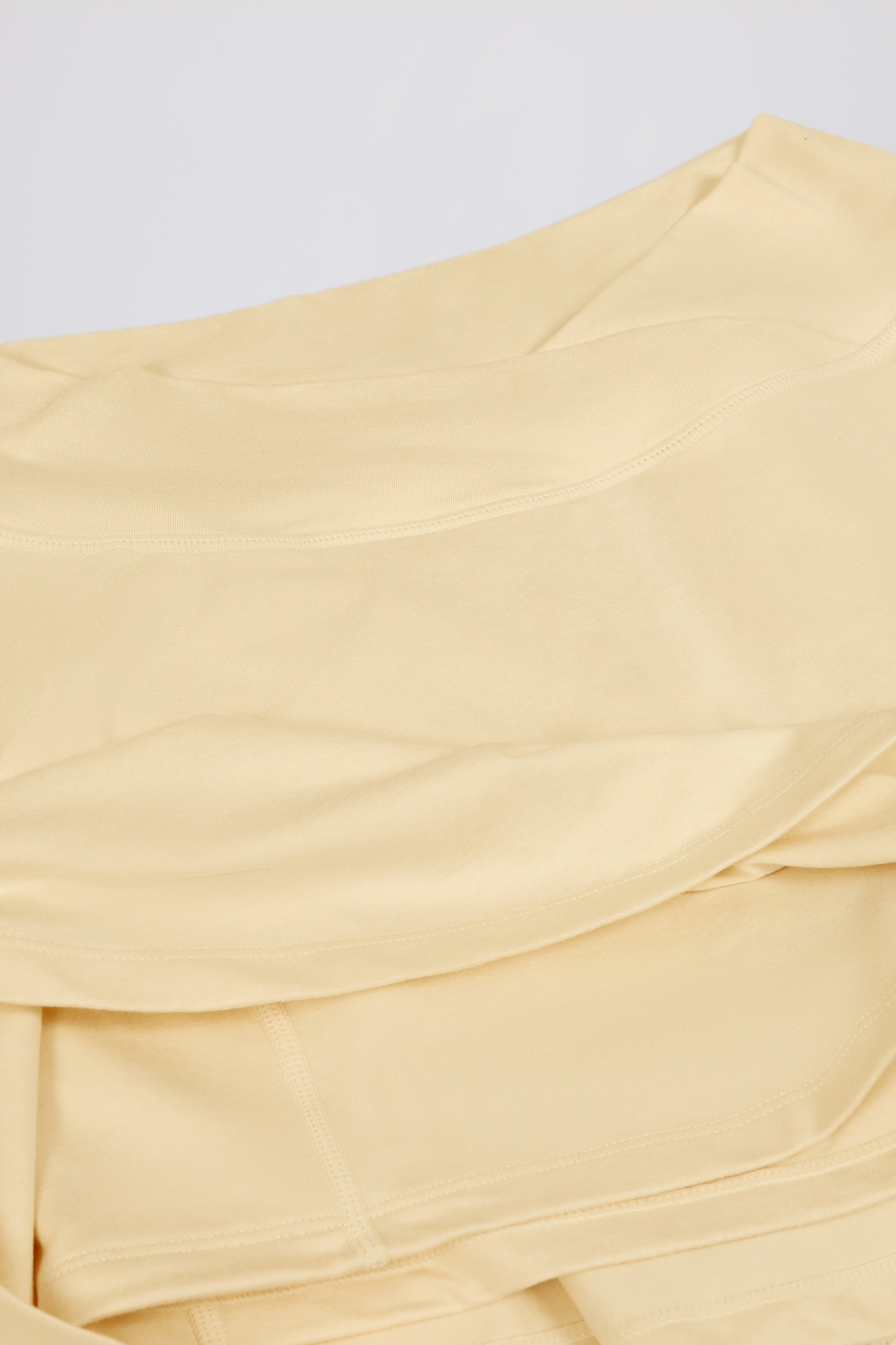 Soft Active Mini Skort in Lemon Marl