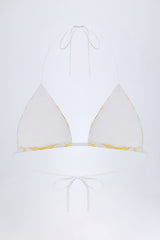 Triangle Bikini Top in Lemon
