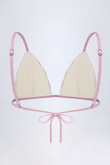 Triangle Bikini Top in Mauve