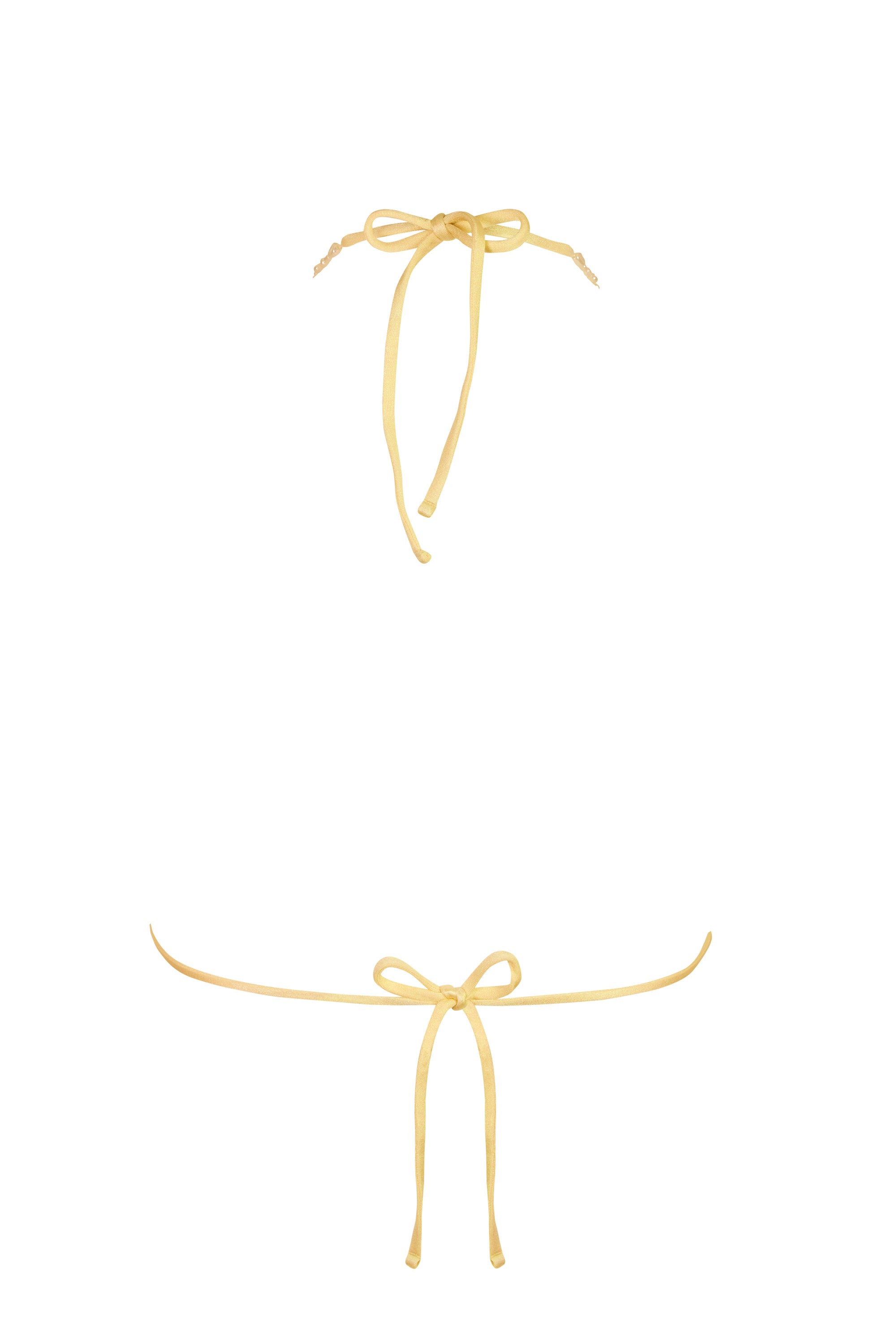 Triangle Bikini Top in Lemon
