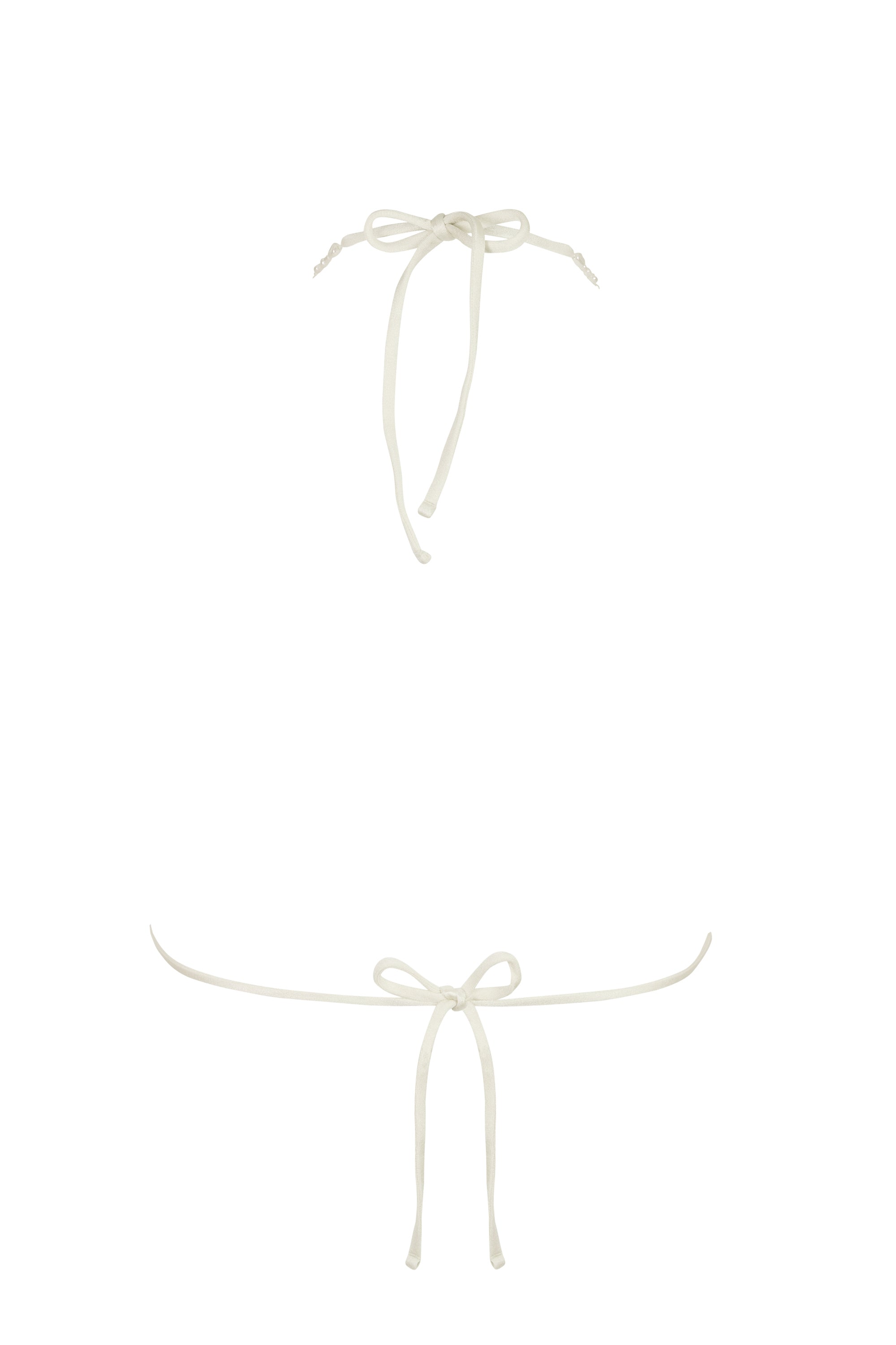 Triangle Bikini Top in Pearl