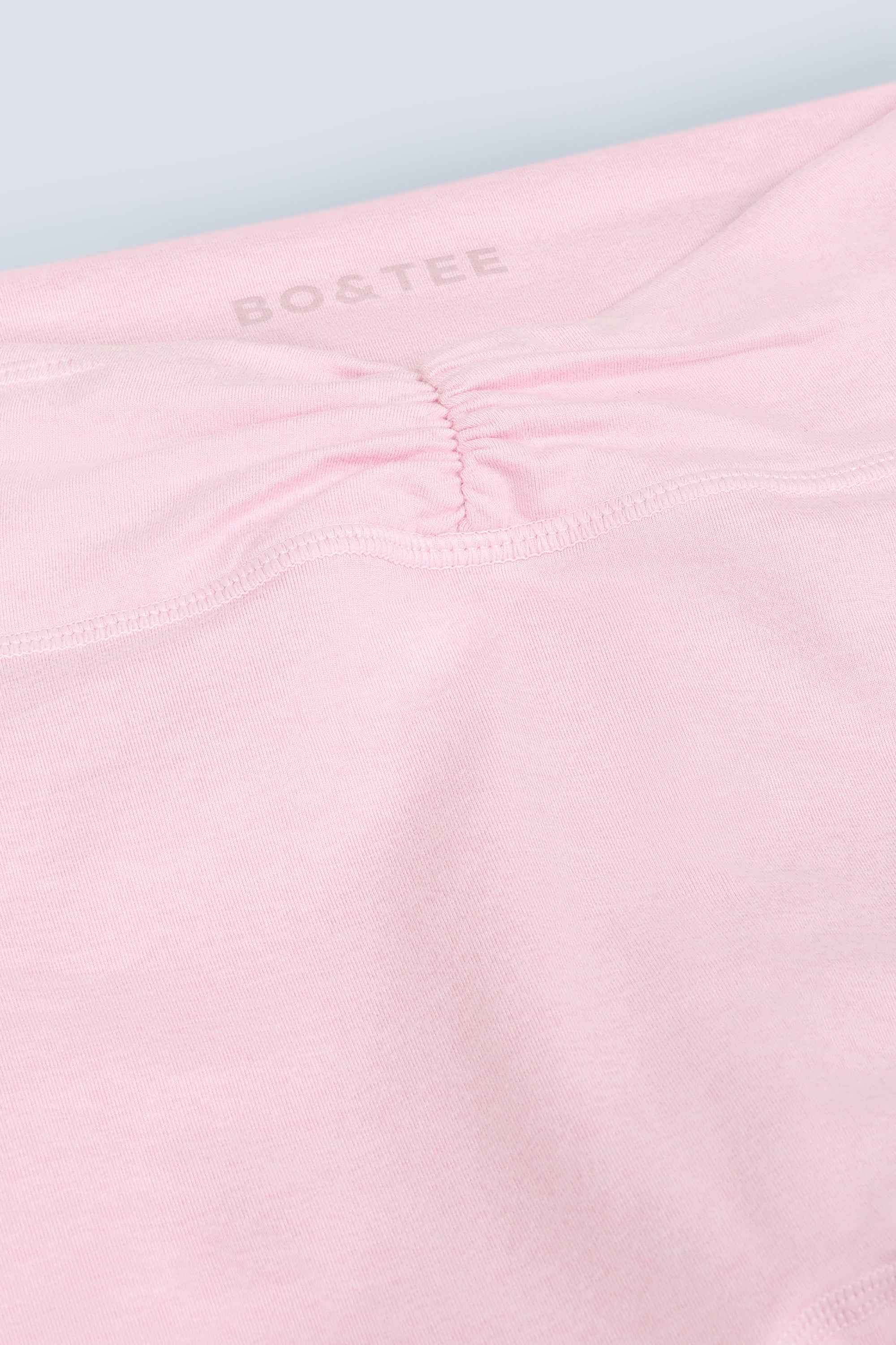 Brushed Jersey Ruched Flared Trousers in Bloom