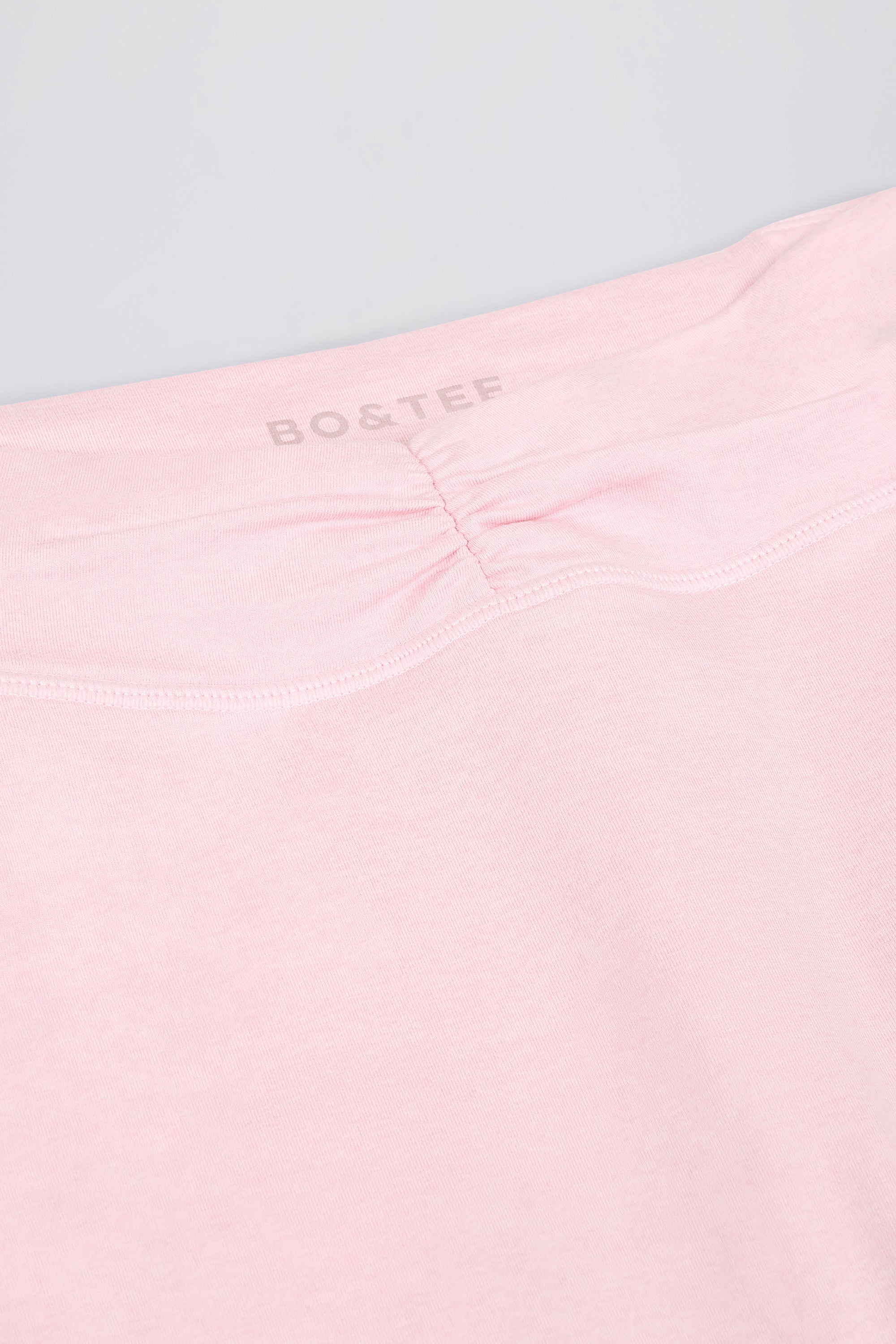 Brushed Jersey Ruched Mid-Rise Leggings in Bloom