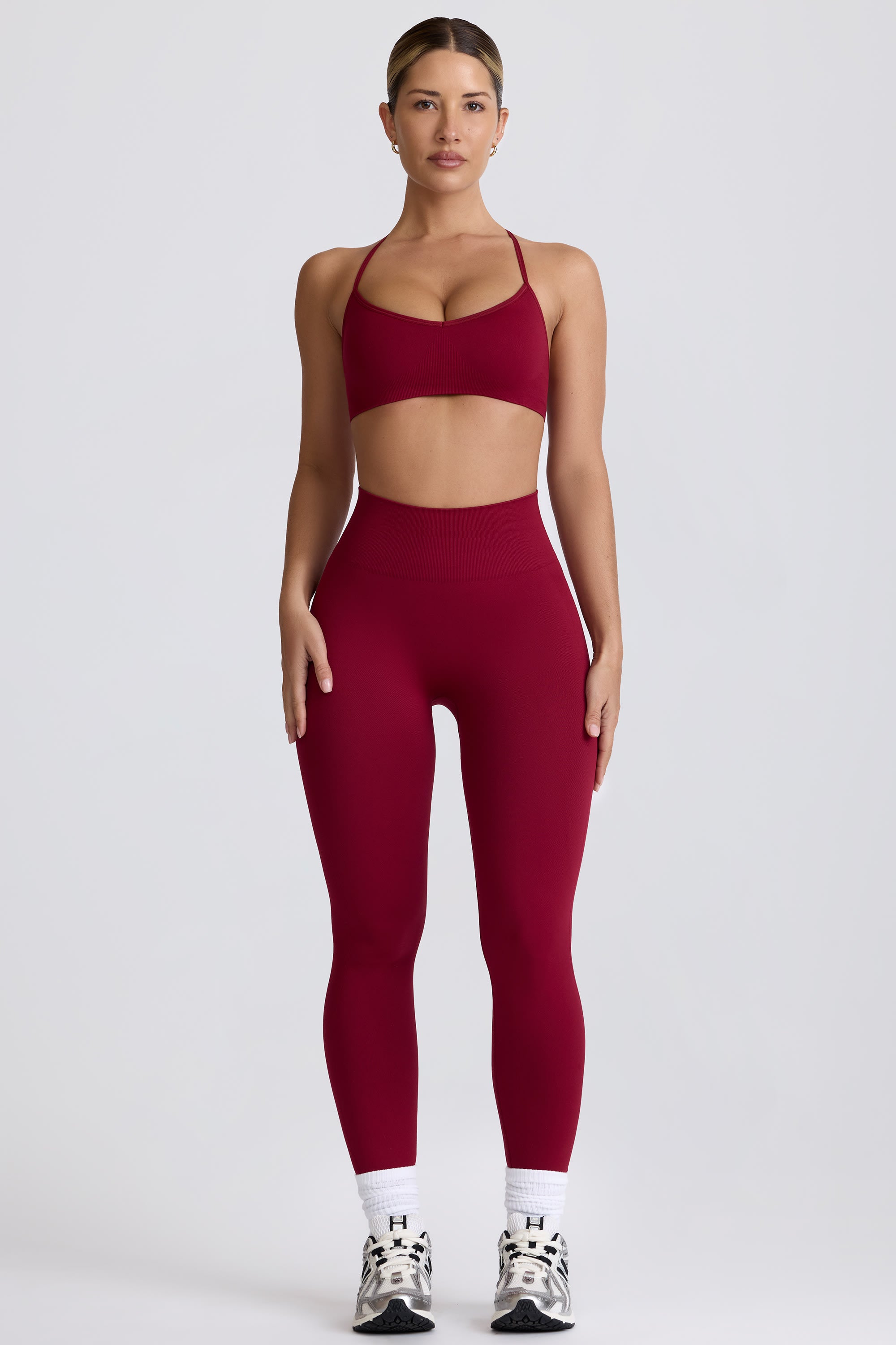Super Sculpt Seamless Leggings in Cherry