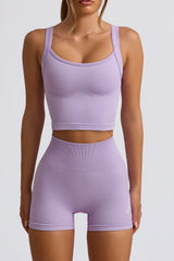 Super Sculpt Seamless Longline Camisole Top in Lavender